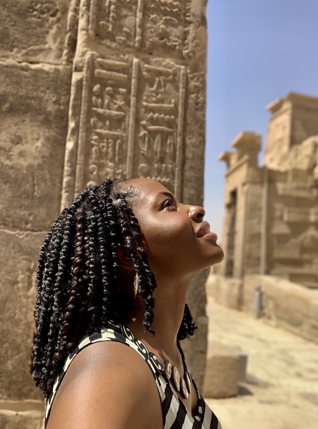 Temple hieroglyphics