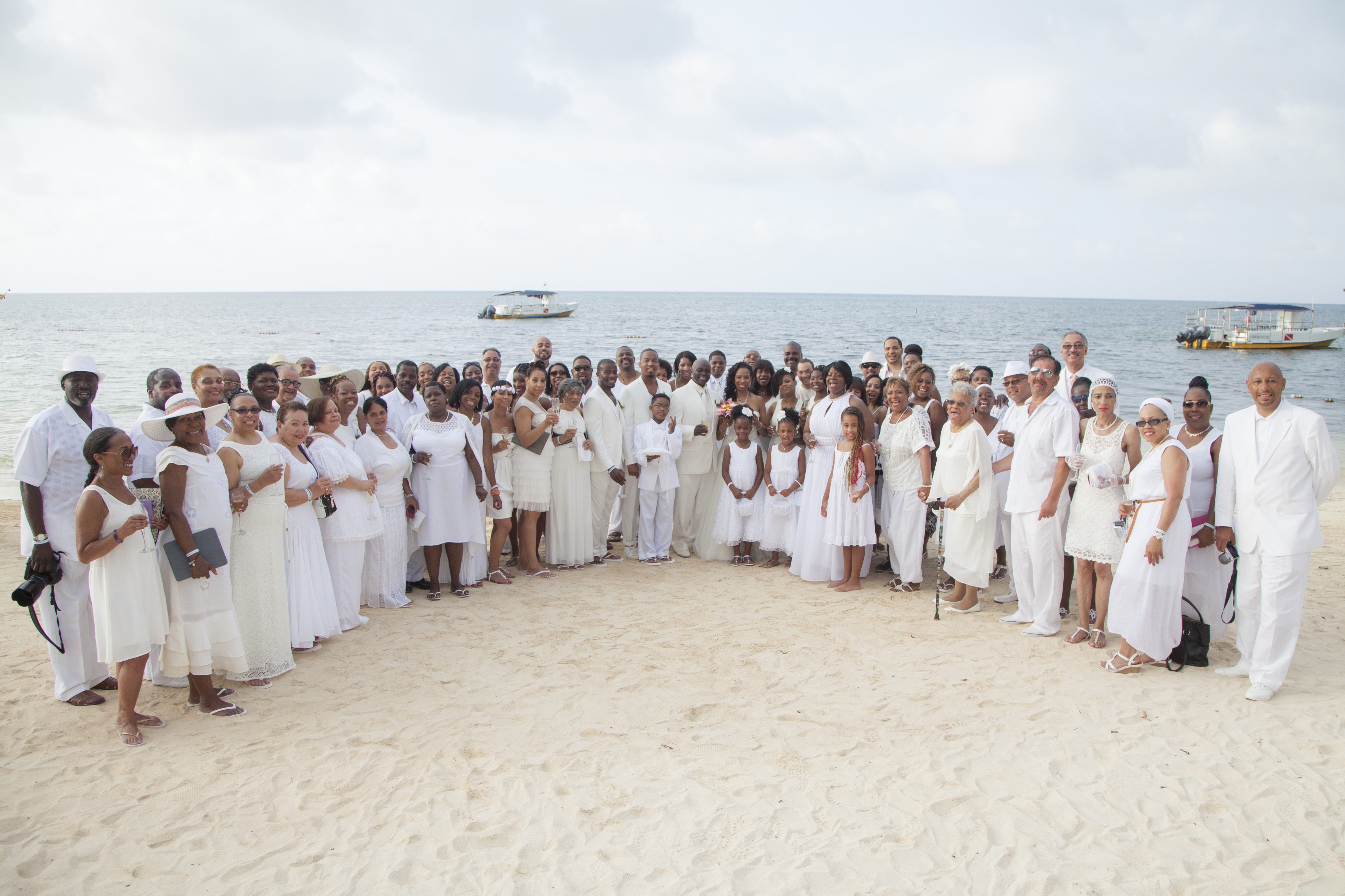 Family wedding celebration